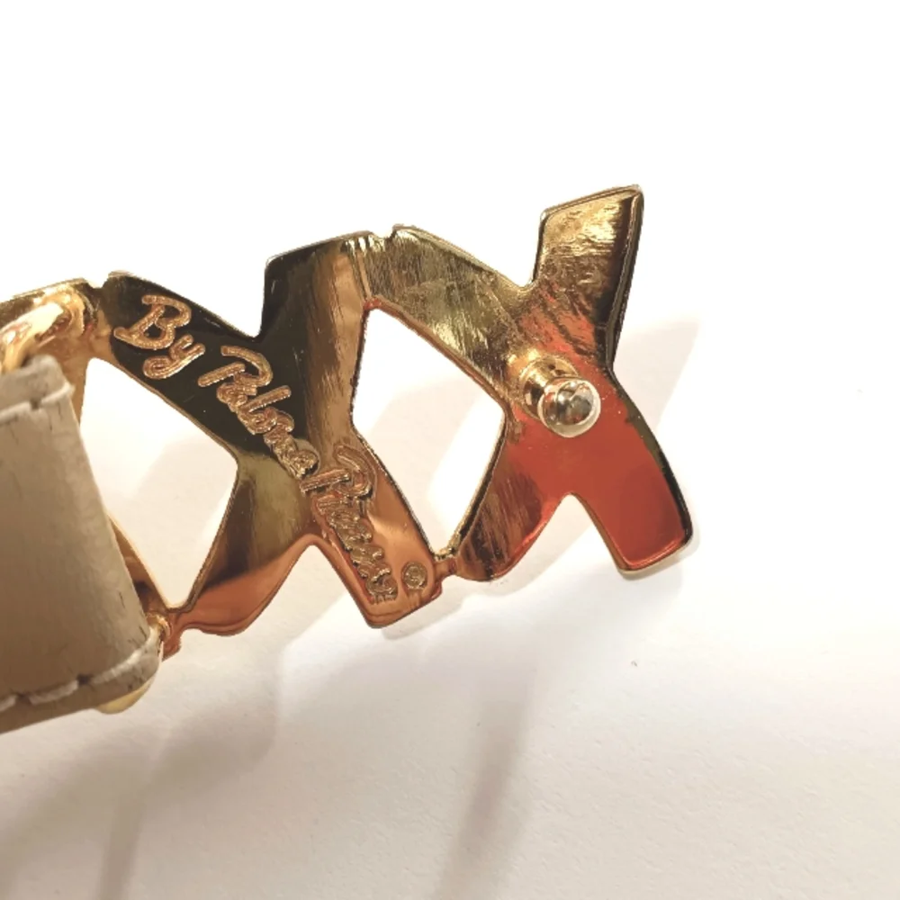Paloma Picasso Vintage Italian Leather Pin Belt 3/4